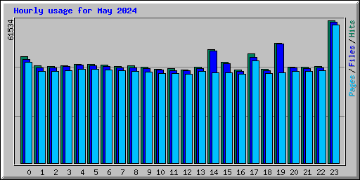 Hourly usage for May 2024